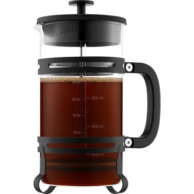 Konvice na kávu French Press 1L Snadné čištění Borosilikátové Sklo
