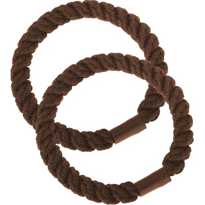 Biju Vlasové gumičky 2ks tmavě hnědá 8000962-1