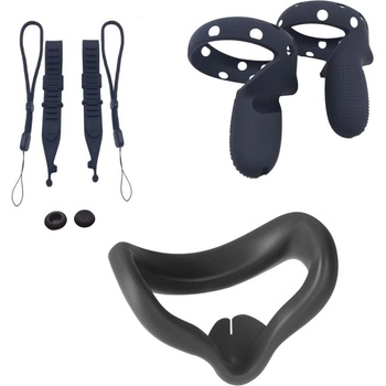 Image 1 of Vortex Virtual Reality Комплект за защита 3 в 1 за Oculus Quest 2 (VVR.ZEST_3S_BLK_OQ2.2021)