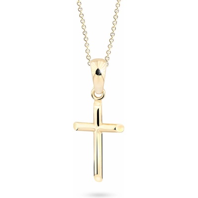 Cutie Jewellery Zlatý prívesok krížik Z8048
