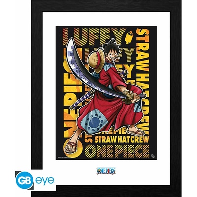 ONE PIECE - Framed print "Luffy in Wano Artwork", GBYDCO038