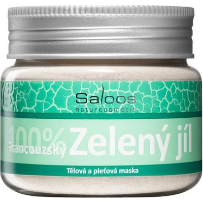 Saloos Green Clay tělová a pleťová maska 100% French 140 g