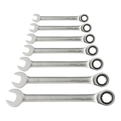 Extol Premium sada ráčnových očkoplochých klíčů 7ks 8-19mm 8816100
