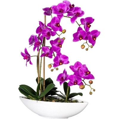 Orchidea fialová v kvetináči, 60cm