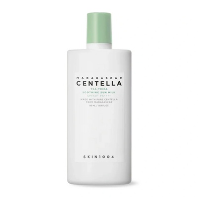 SKIN1004 Madagascar Centella Tea-Trica Soothing Sun Milk SPF50+ PA++++ - Лек слънцезащитен крем SPF50+ PA++++ 50мл