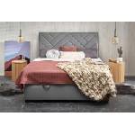 Halmar Легло спалня 160 CONTINENTAL 1 - сиво (CONTINENTAL-1/gray/BED//HAL)