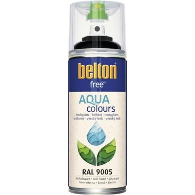 Belton farba v spreji 9005 400 ml vysoký lesk čierna
