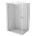 Mexen Mist-H L Duo лява душ кабина 100 x 85 см, прозрачна, хром - 8A5L-100L-085P-01-00 (8A5L-100L-085P-01-00)