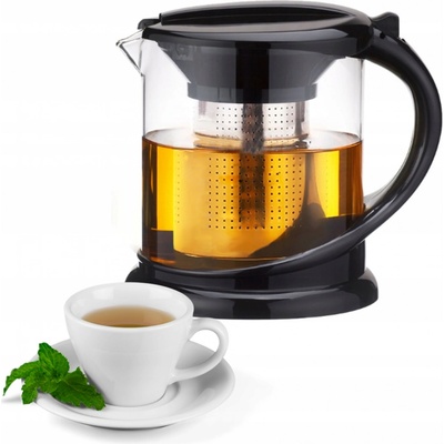 Kamille Skleněná konvice na čaj s nerezovým sítkem kulatá 1000 ml