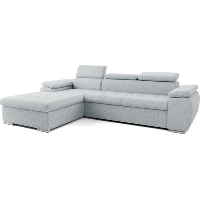 Pionier-lubnice Разтегателен ъглов диван тип l с място за съхранение padua, сив, ляв (pr0006)