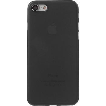 Pouzdro AppleMix Apple iPhone 7 / 8 - ochrana čočky - ultratenké - plastové - matné - černé
