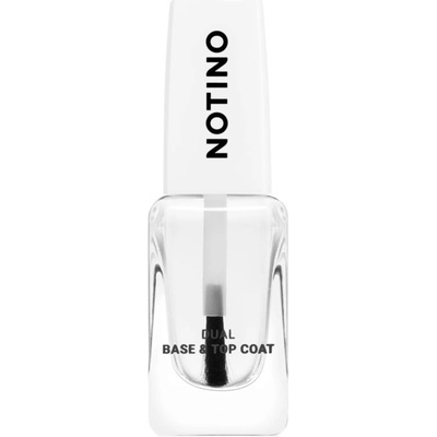 Notino Nail Care Dual base & Top coat podkladový a vrchní lak na nehty 10 ml