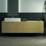 Ideal Standard Atelier Conca стенен долен шкаф, светло дъбово покритие, 4 чекмеджета, 200 см (T3993Y6)