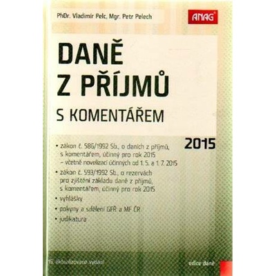 Daně z příjmů s komentářem 2015