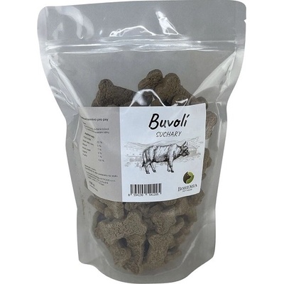 Bohemia byvolie sucháre pre psy 750 g