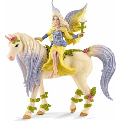Schleich 70565 postavička víla Sera s kvetinovým jednorožcom