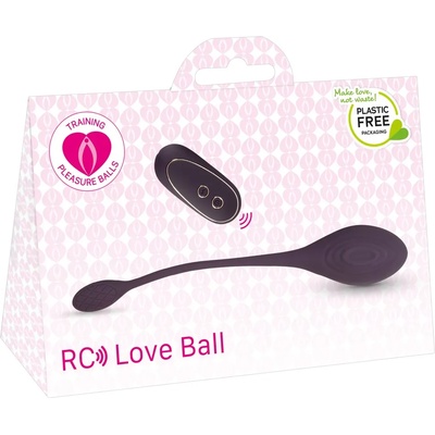 Training Pleasure Balls RC Single Vibrating Love Ball Purple