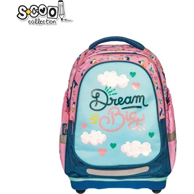 S-Cool Ученическа анатомична раница scool dream big