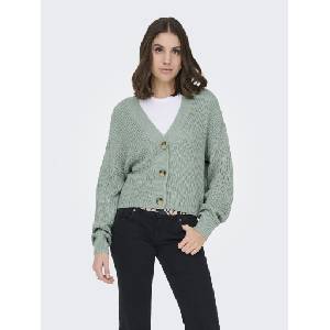 ONLY Дамски кардиган с бутони CAROL chinois green ONLY | Zelen | ЖЕНИ | XL