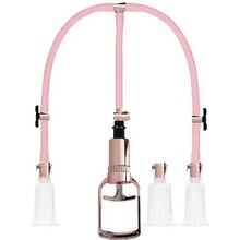 Vákuová pumpa na bradavky a klitoris Rose Gold, Large