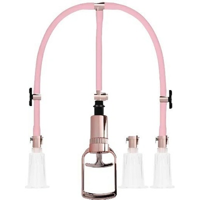 Vákuová pumpa na bradavky a klitoris Rose Gold, Large