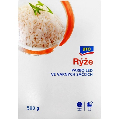 Aro rýže parboiled ve varných sáčcích 8 x 4 x 125 g