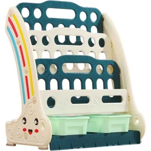 Feelkids Детска етажерка за книги и играчки Feelkids - Зелена (FQ-SN-HL006-GN)