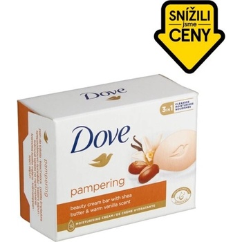 Dove Pampering mýdlo Bambucké máslo a vanilka 90 g