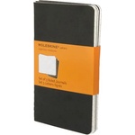 Moleskine QP311 Cahier softcover lined notebook 9x14 cm 3pcs (7500091000)