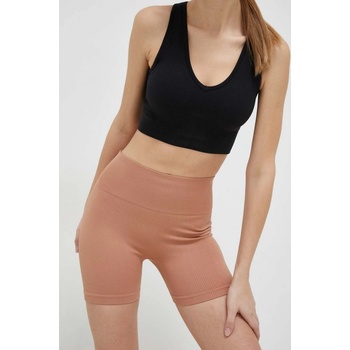 Roxy šortky na jógu Chill Out high waist hnědá
