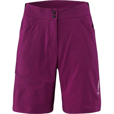 Löffler Дамски шорти за колоездене Löffler Women's Bike Shorts Comfort Comfort-Stretch-Light Cycling bottoms - Bordeaux - размер 42 (EU) (155-0965-0915)