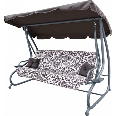 Ramiz Zahradní houpačka 8011 new 2022 tmavě hnědá s motivem – Zboží Dáma
