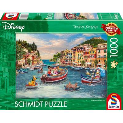 Schmidt T. Kinkade Disney Mickey a Minnie v Itálii 1000 dílků