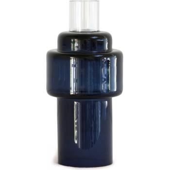 Ro Collection Свещник Ro Collection No. 55 стъклен индигов (RD1112-013)