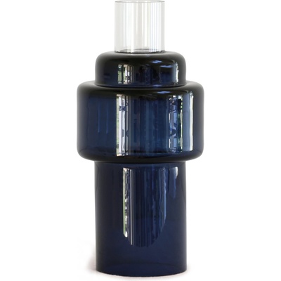 Ro Collection Свещник Ro Collection No. 55 стъклен индигов (RD1112-013)