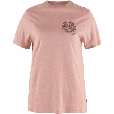 FJÄLLRÄVEN Hemp Blend Out Here T shirt W Chalk Rose