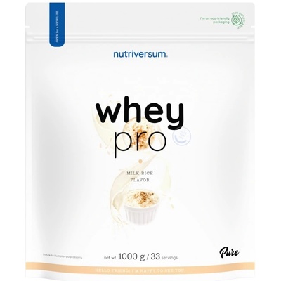 Nutriversum Whey Pro Pure | with N-Zyme System [1000 грама] Мляко с ориз