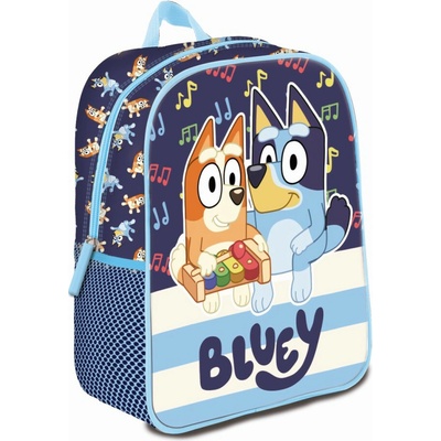 EU 3D dětský batoh BLUEY a Bingo Dreams modrý 30 cm