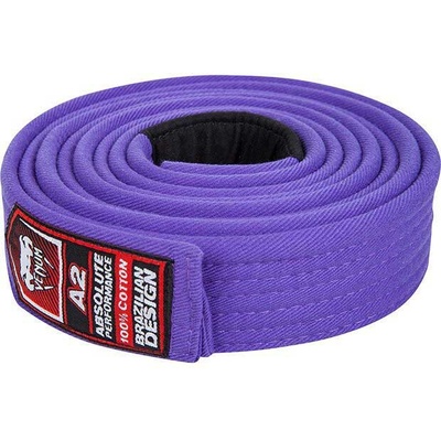 Venum BJJ BELT fialová čierna červená