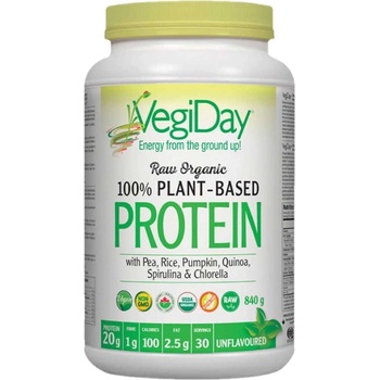 Image 1 of Natural Factors 100% Plant-Based Protein [840 грама] Натурален