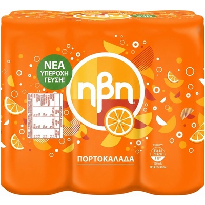 Vikos IVI Pomerančová limonáda Portokaláda 6 × 330 ml