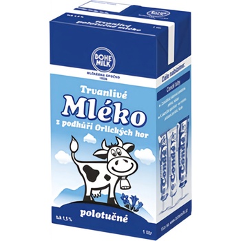 Bohemilk trvanlivé mléko polotučné 1,5% 1 l
