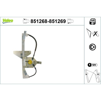 Zvedací zařízení oken VALEO 851268