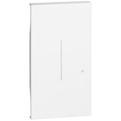 Netatmo с legrand & bticino Netatmo Лицев панел за Smart еднополюсен/девиаторен ключ 2 мод. БЕЗжичен подвижен цвят Бял LNow Bticino - KW42M2 (KW42M2)