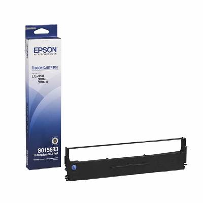 Оригинална лента за матричен принтер Epson Black LQ-300-350+-580, C13S015633