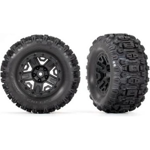 Traxxas колело 2.8", черен диск, гума Sledgehammer (задна) (2)