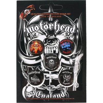 RAZAMATAZ Значки с щифтове Motörhead - RAZAMATAZ - BB005