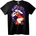 NOONEBRAND Тениска Аниме Момиче в Червено Кимоно - 3XL, Black