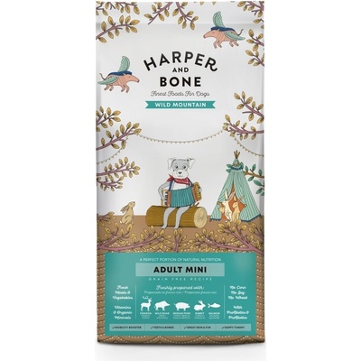 Harper and Bone Dog Adult Mini divoké hory 2 kg