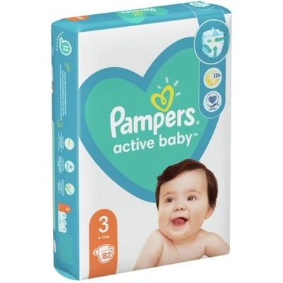 Pampers Памперси Pampers Active Baby JP 3 (6-10 кг. ) - 82 броя